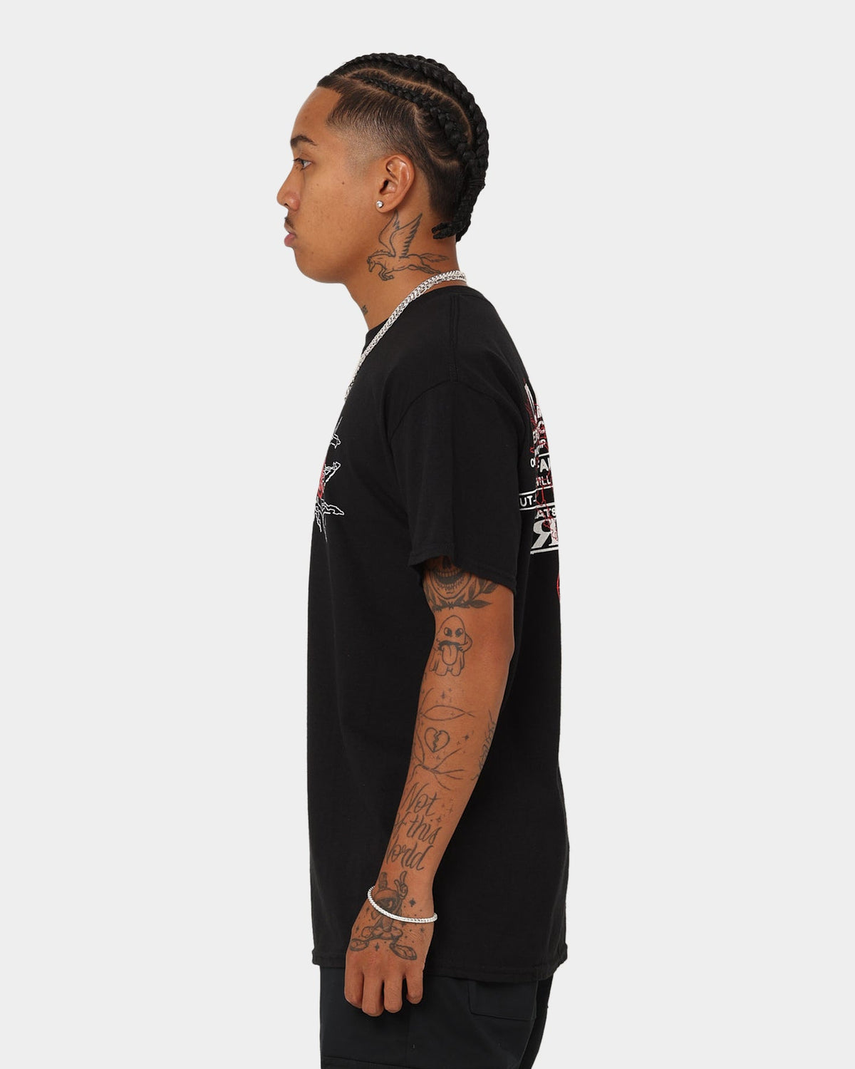 Rats Get Fat Without Warning T-Shirt Black