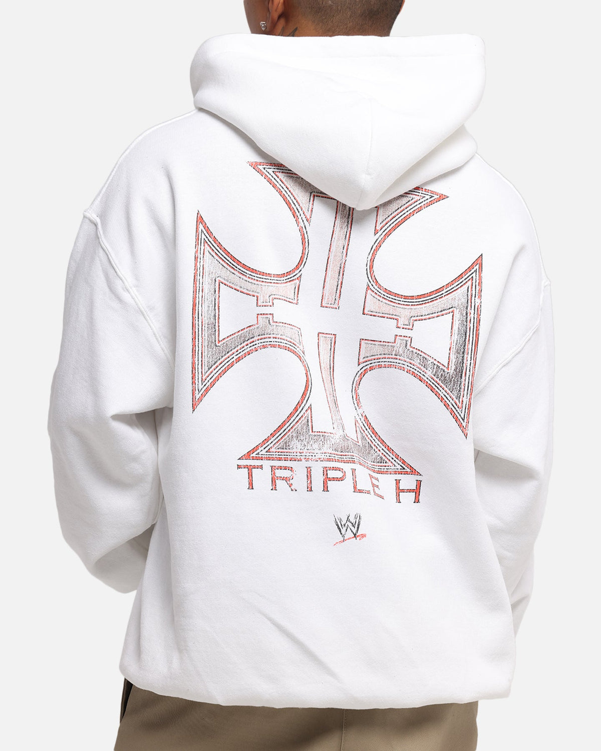 Culture Kings X WWE Triple H Wrestlemania XLI Premium Hoodie White