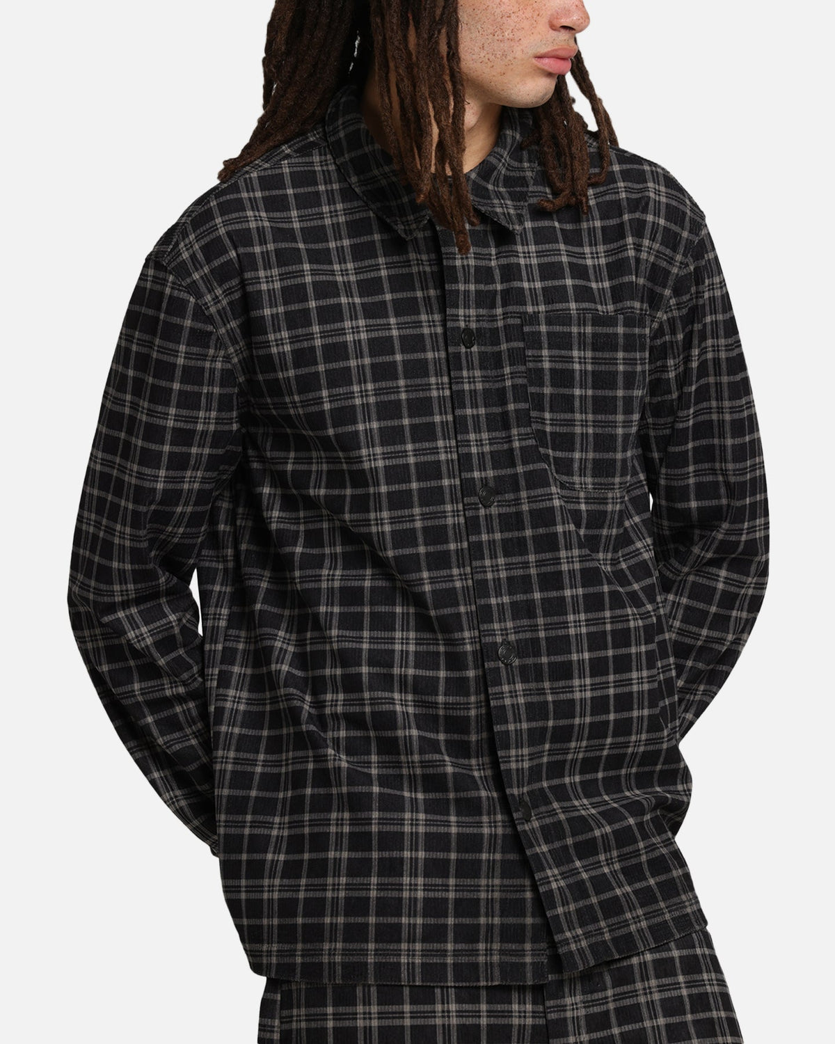 XXIII Plaid Corduroy Jacket Black/Grey