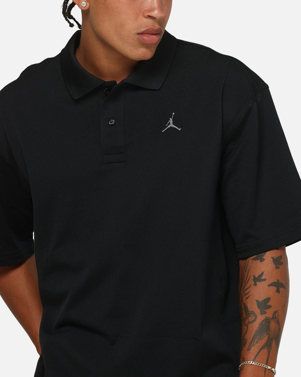 Jordan Jumpman Brooklyn Polo Top Black/Iron Grey