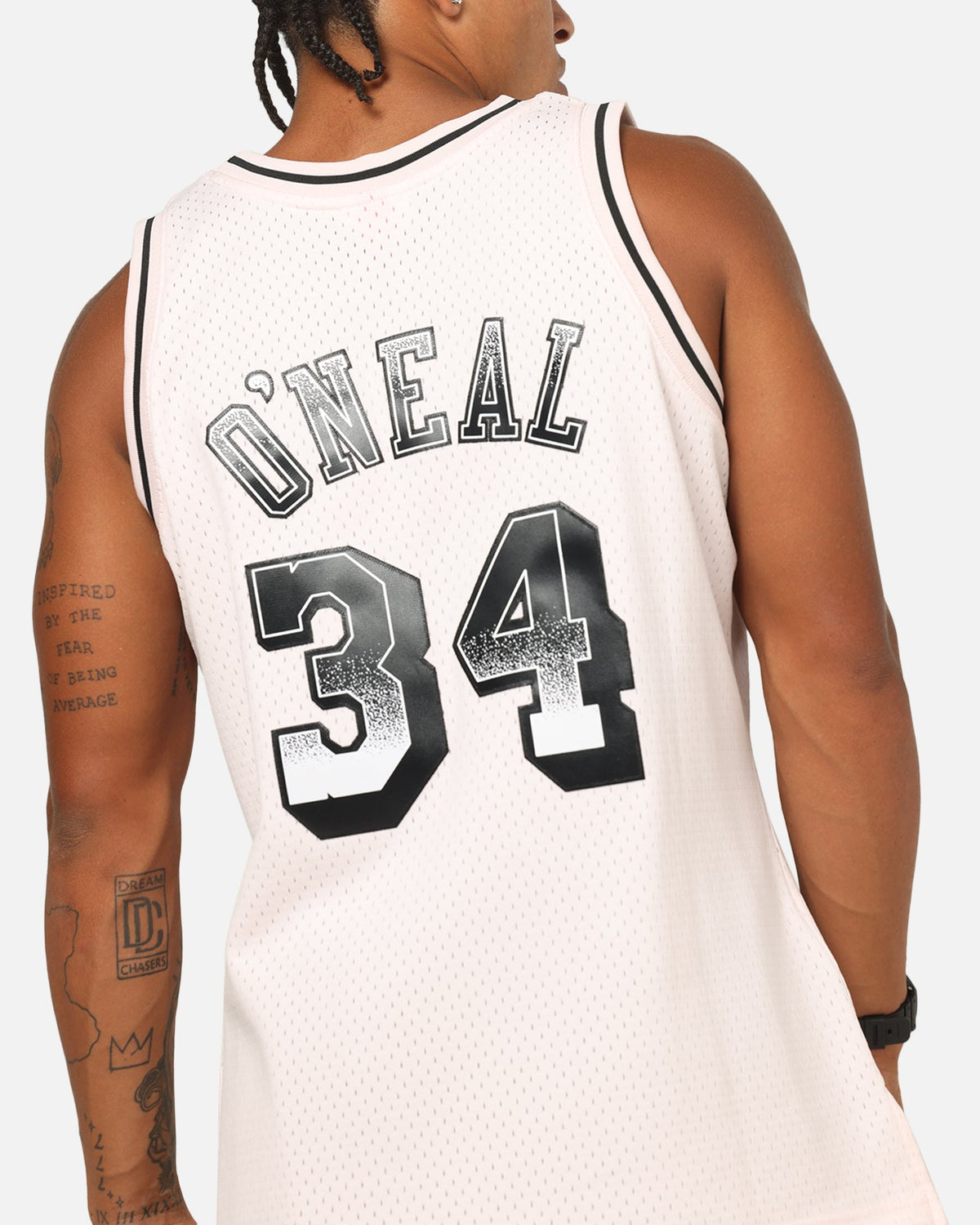 Mitchell & Ness Los Angeles Lakers Shaquille O'Neal LA Champ Swing Jersey Pink
