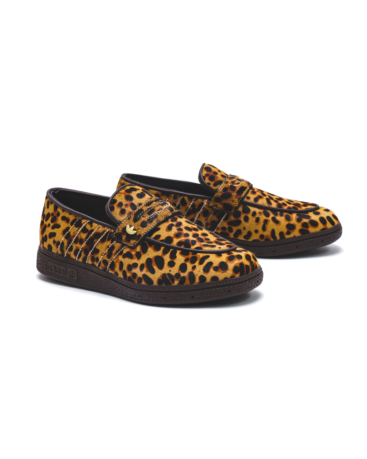Adidas Women Handball Spezial Loafer Leopard Print Dark Brown KJ2526