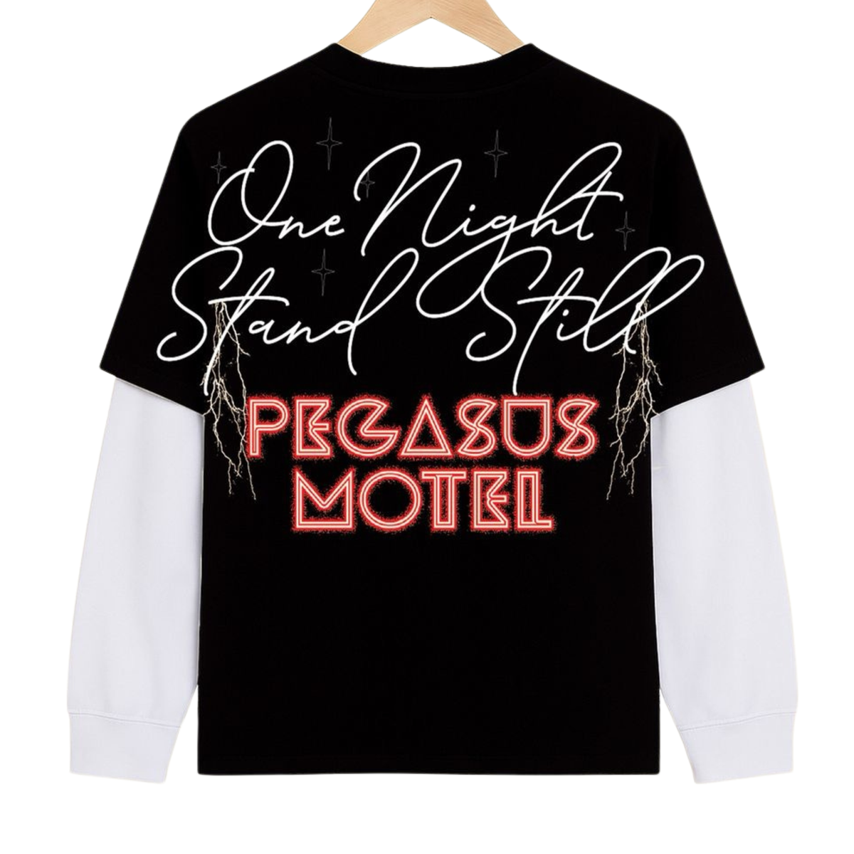 Dry Rot "Pegasus Motel" Layered LS (Black)