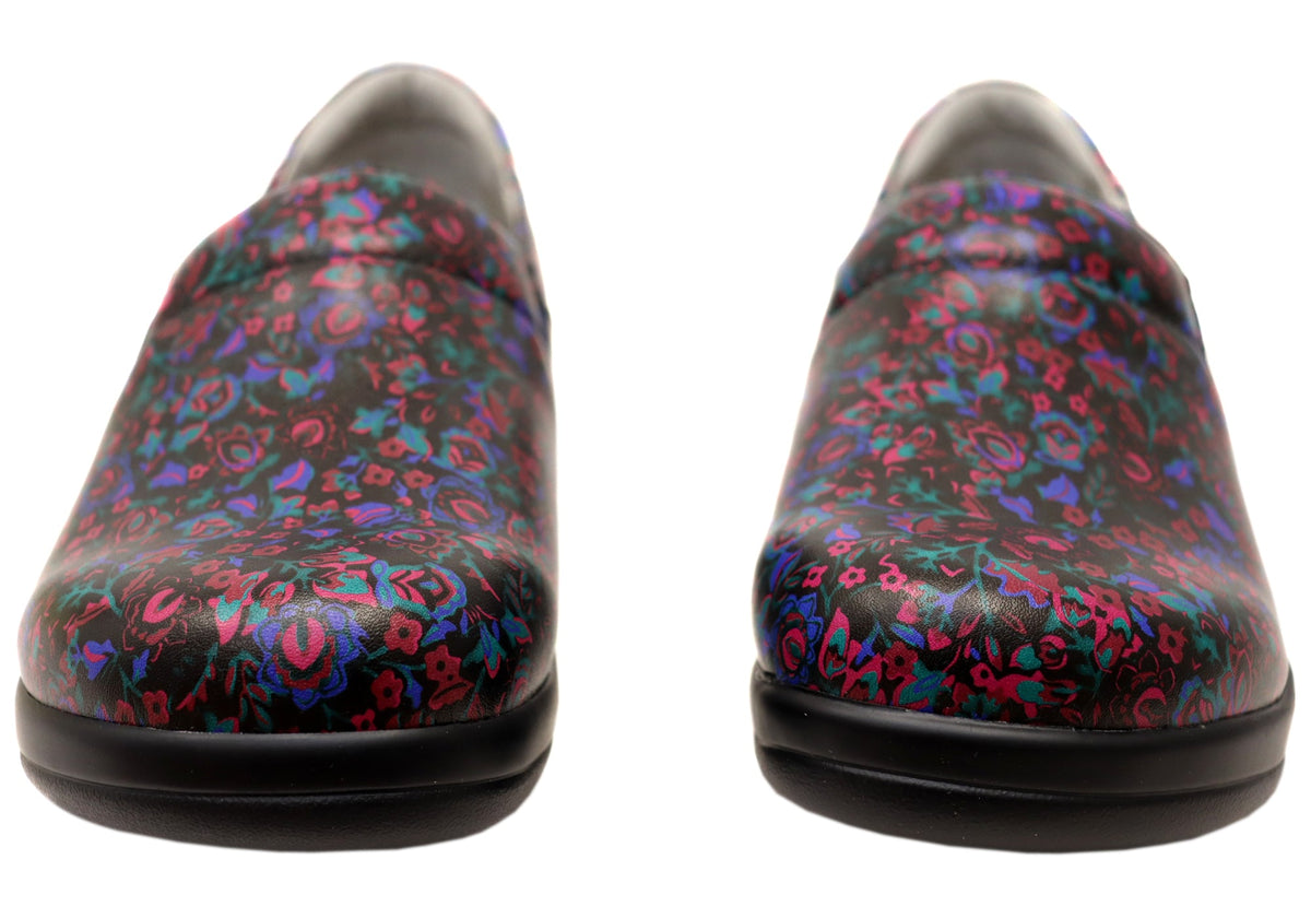 Alegria Keli Womens Comfortable Leather Slip On Shoes Wunderkind
