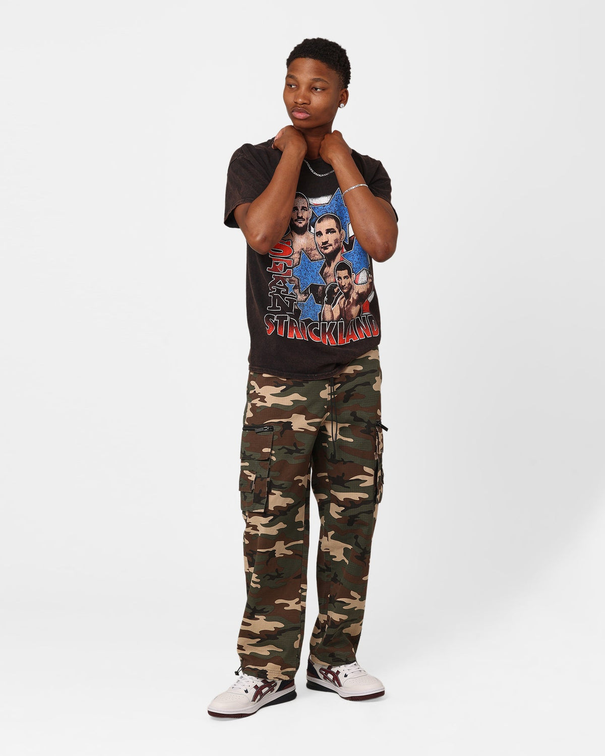 Goat Crew X UFC Sean Strickland Vintage T-Shirt Black Wash