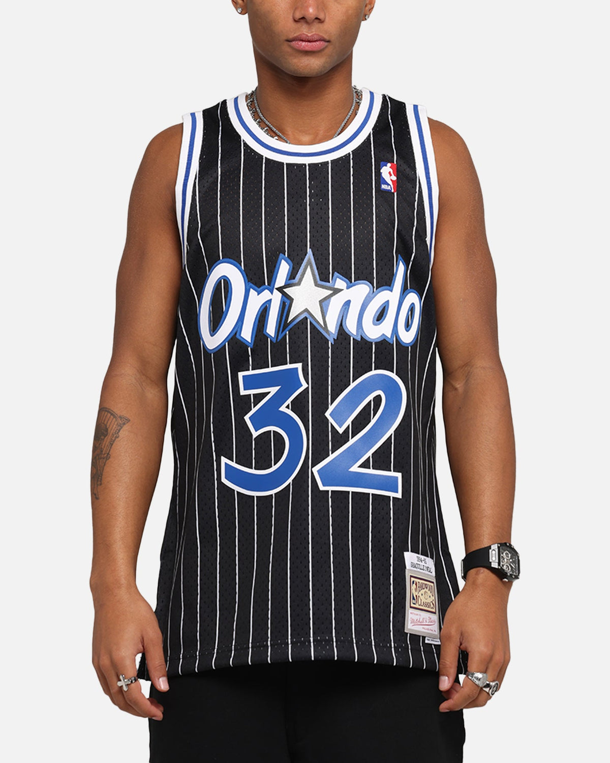 Mitchell & Ness Orlando Magic Shaquille O'Neal '94-'95 #32 Alternate Swingman Jersey Black/White
