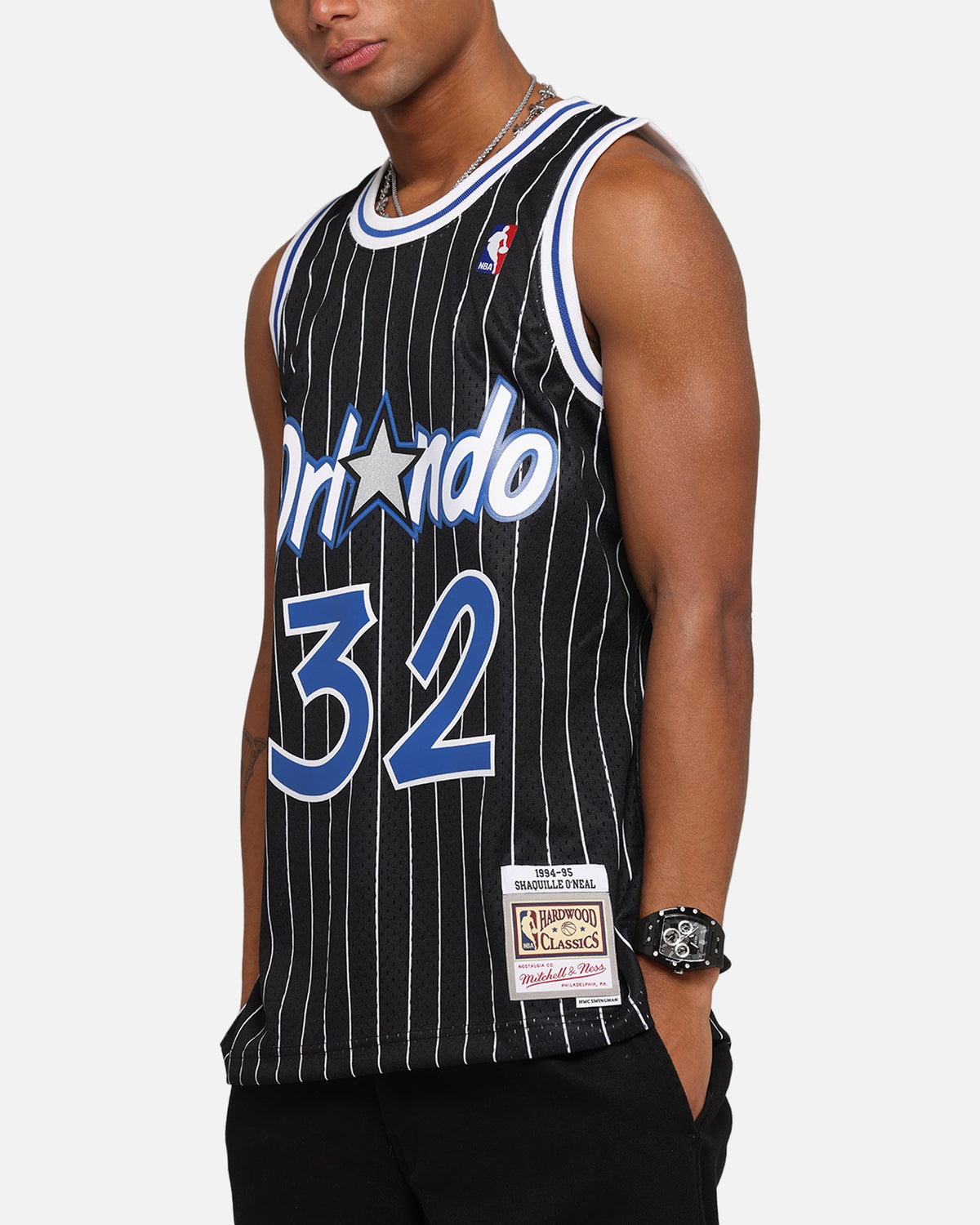 Mitchell & Ness Orlando Magic Shaquille O'Neal '94-'95 #32 Alternate Swingman Jersey Black/White
