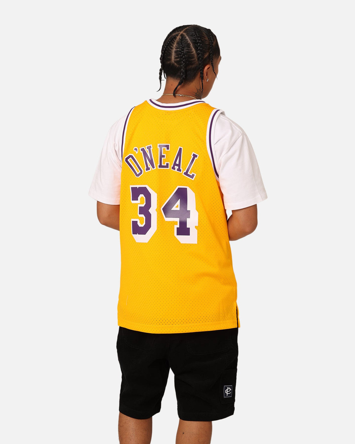 Mitchell & Ness Los Angeles Lakers Shaquille O'Neal '96-'97 #34 Swingman Jersey Yellow