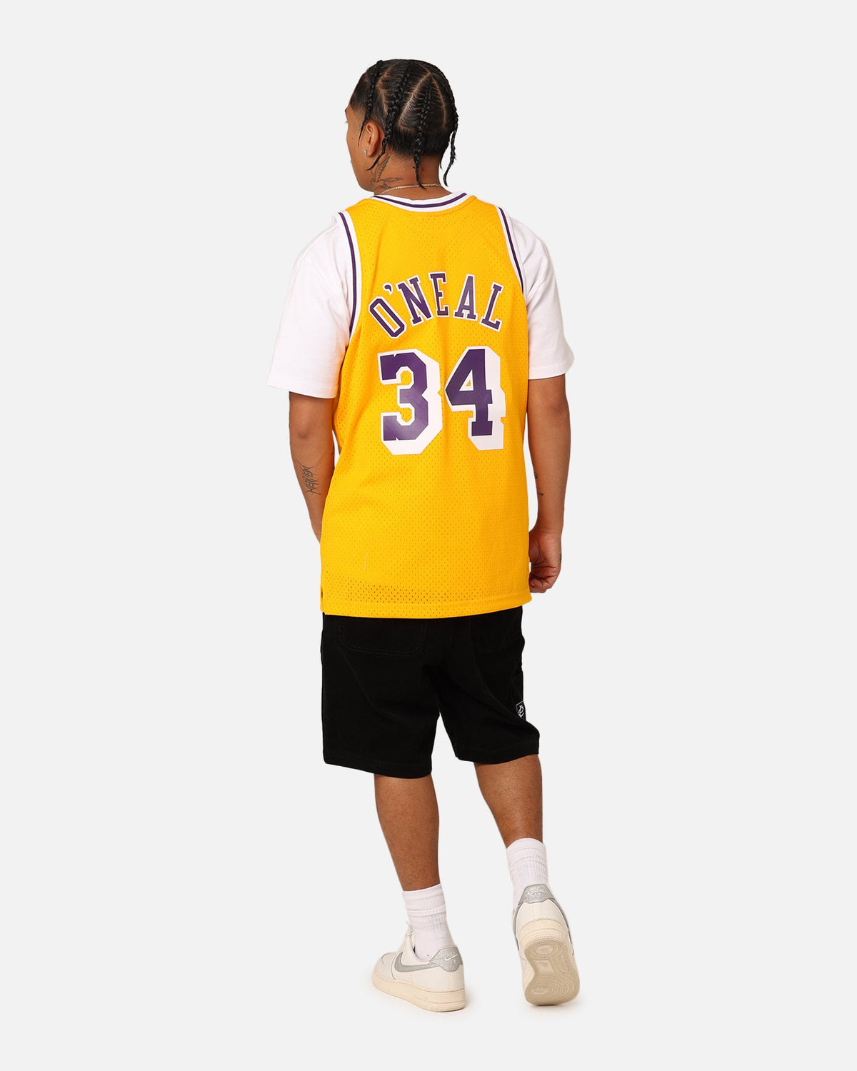 Mitchell & Ness Los Angeles Lakers Shaquille O'Neal '96-'97 #34 Swingman Jersey Yellow
