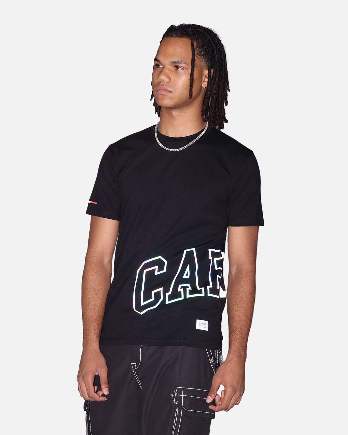 Carré Enorme Classique Reflective T-Shirt Black/Multi-coloured