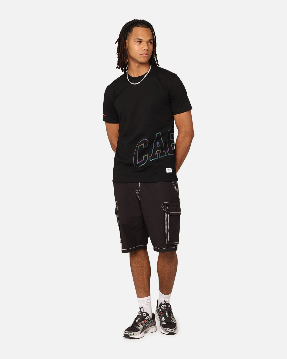 Carré Enorme Classique Reflective T-Shirt Black/Multi-coloured