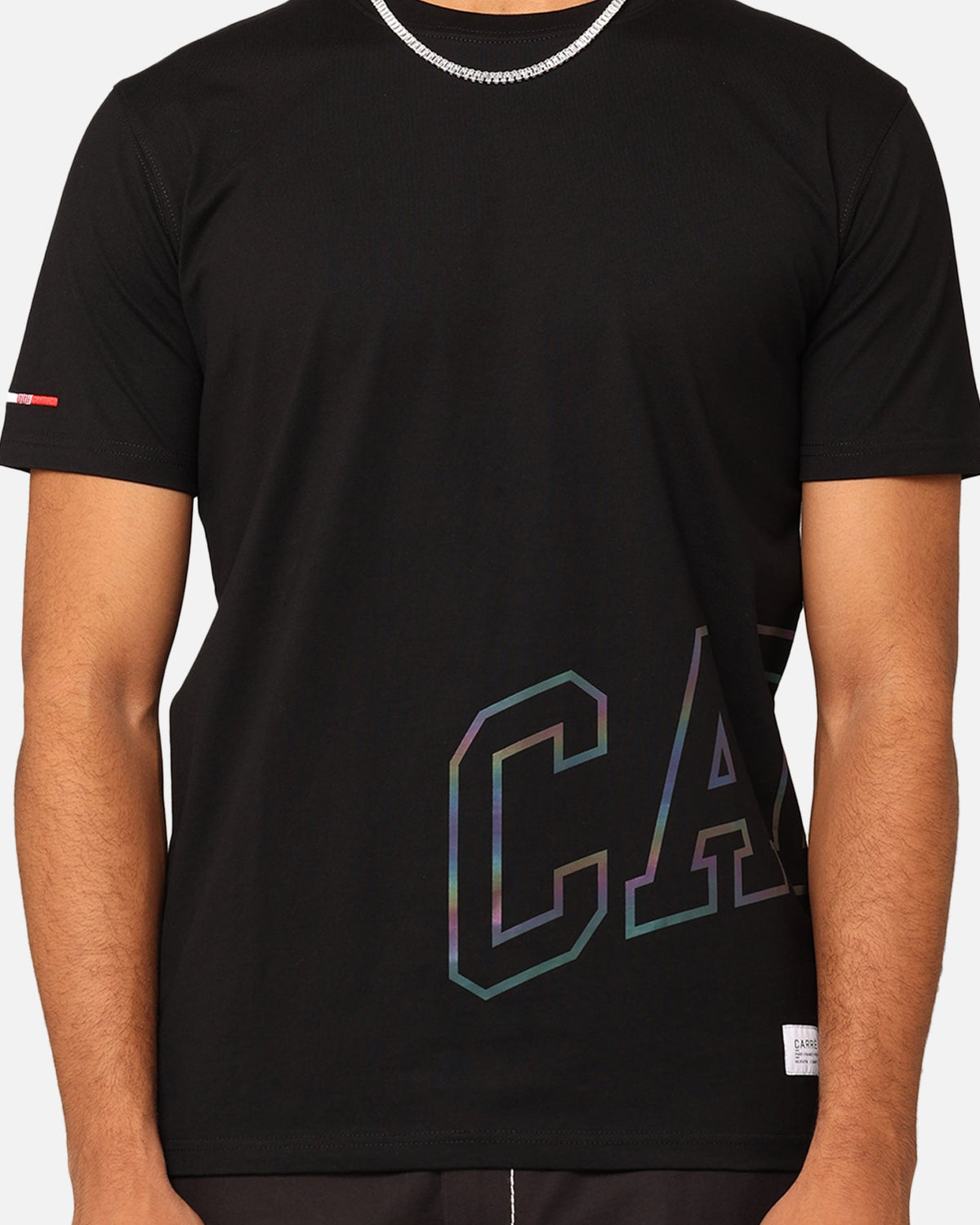 Carré Enorme Classique Reflective T-Shirt Black/Multi-coloured