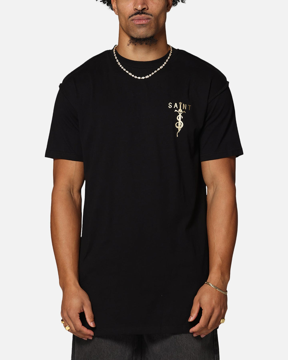 Saint Morta Daggers Lafayette T-Shirt Black/Gold