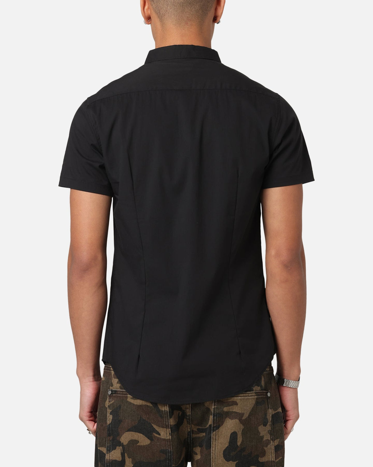 Saint Morta Alpha Homora Slimfit Shirt Black/Black