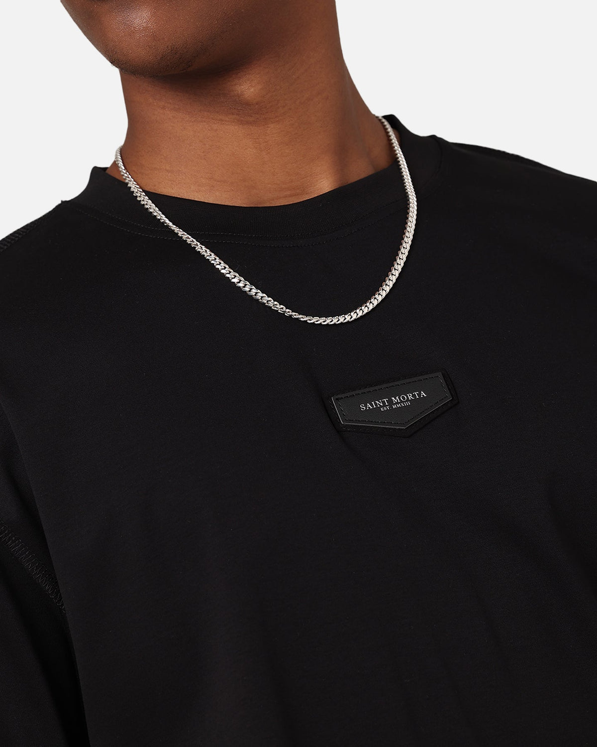 Saint Morta Stain Resistant Lafayette T-Shirt Black