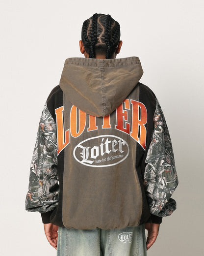 Loiter Splinter Hoodie Khaki/Camo