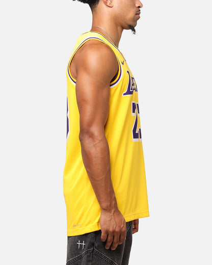 Nike Los Angeles Lakers Lebron James Dri-FIT Swingman Jersey Amarillo