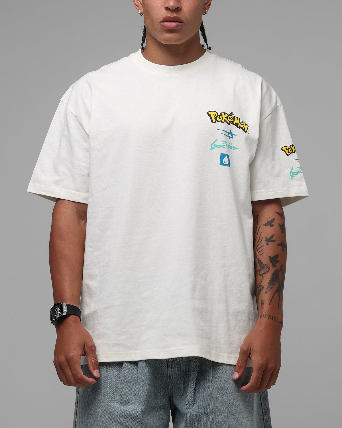 Pokémon By Loiter Squirtle Heavyweight T-Shirt Off White