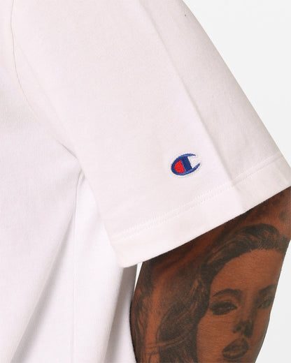 Champion Heritage New Script T-Shirt White