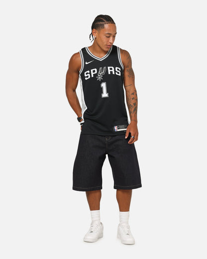 Nike Victor Wembanyama San Antonio Spurs #1 Icon Edition 2022/23 Nike Dri-Fit NBA Swingman Jersey Black