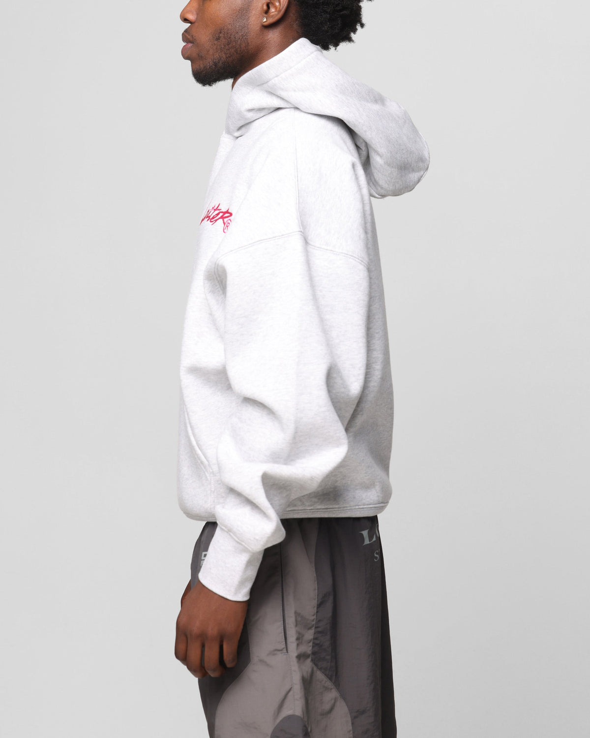 Loiter Chenille Premium Hoodie Grey Marle