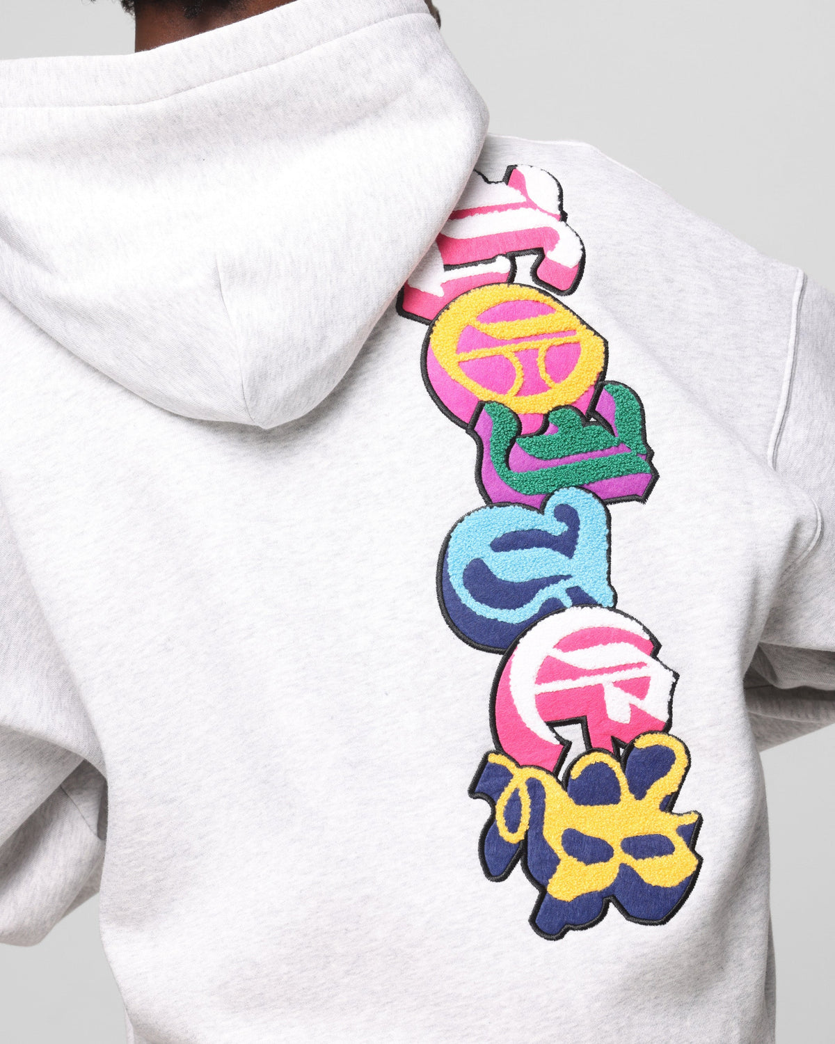 Loiter Chenille Premium Hoodie Grey Marle