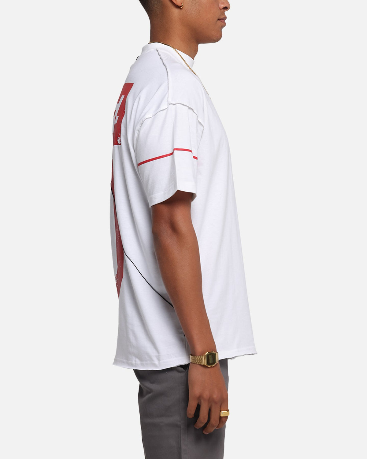 The Anti Order Azero Non Seam Oversized T-Shirt White/Red