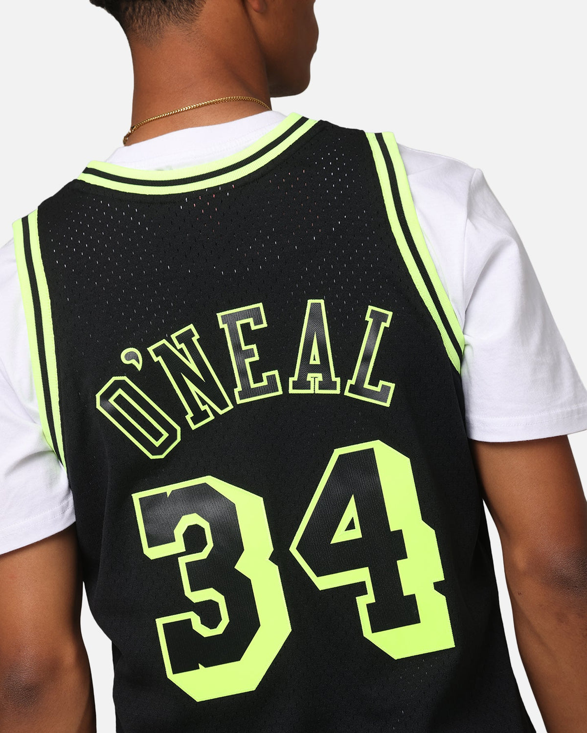 Mitchell & Ness Los Angeles Lakers Shaquille O'Neal 'Volt' 1996 Swing Jersey Black/Yellow