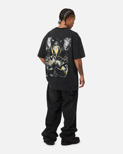 Goat Crew Marvel Deadpool and Wolverine Heavy T-Shirt Vintage Black