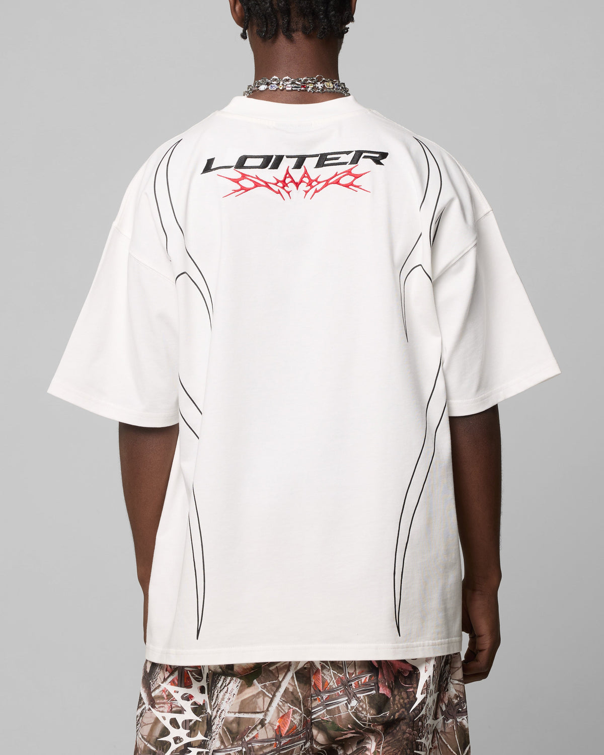 Loiter Trackstar T-Shirt Off White