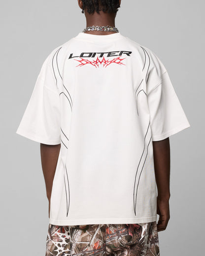 Loiter Trackstar T-Shirt Off White