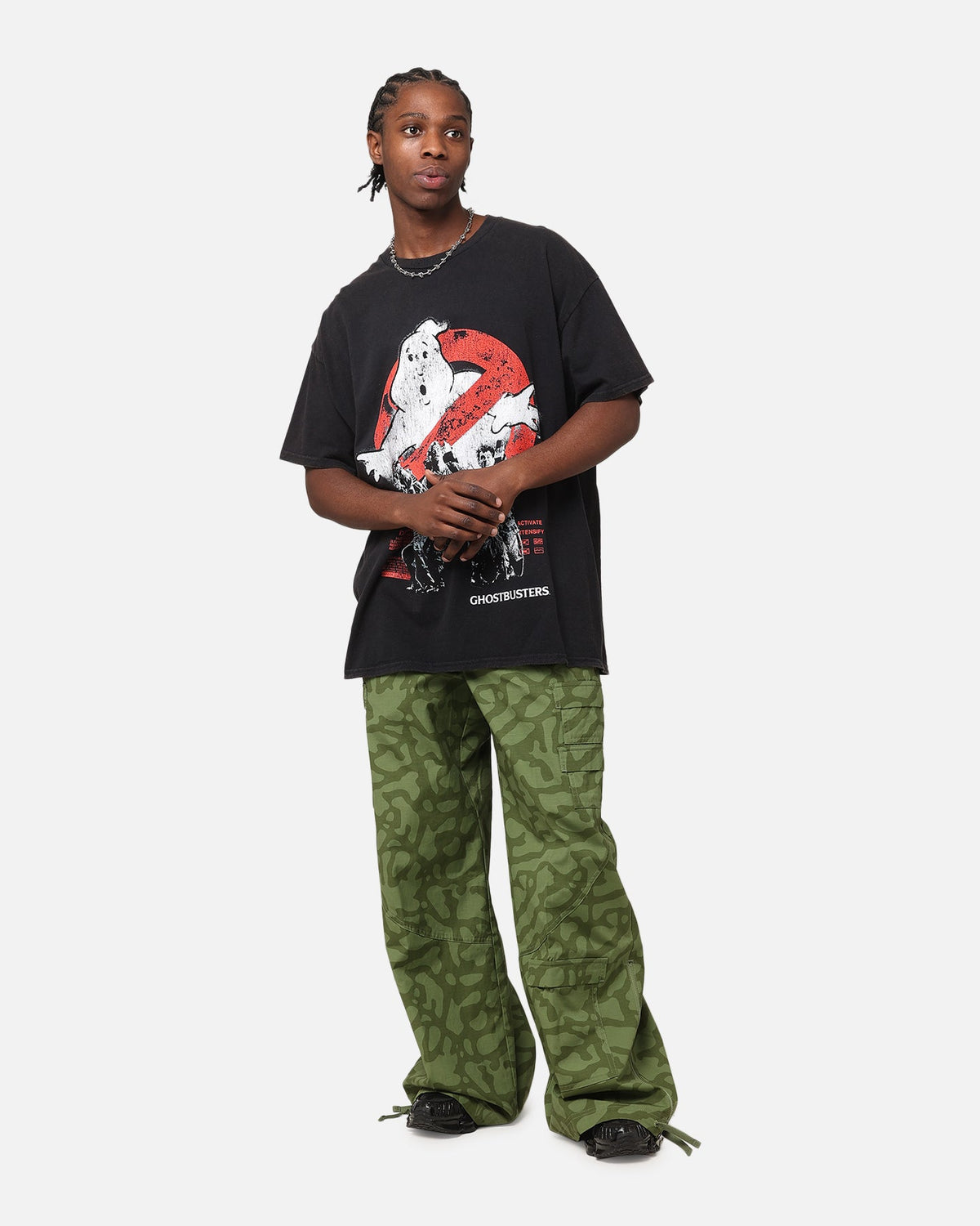 Goat Crew X Ghostbusters Vintage T-Shirt Black Wash