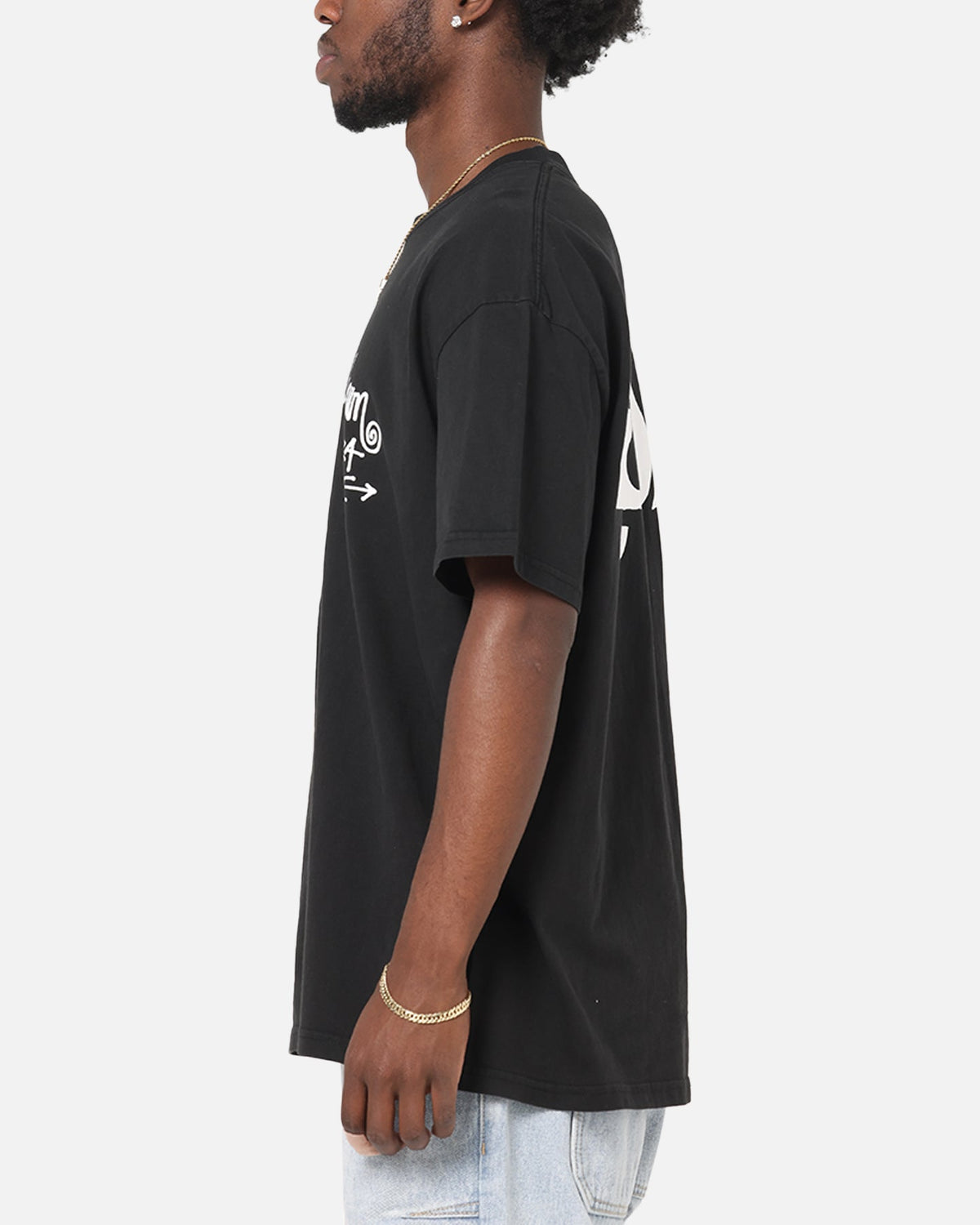 S Double Ultra Glide T-Shirt Washed Black