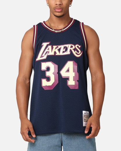 Mitchell & Ness Los Angeles Lakers Shaquille O'Neal 'Acai' 1996 Swing Jersey Navy