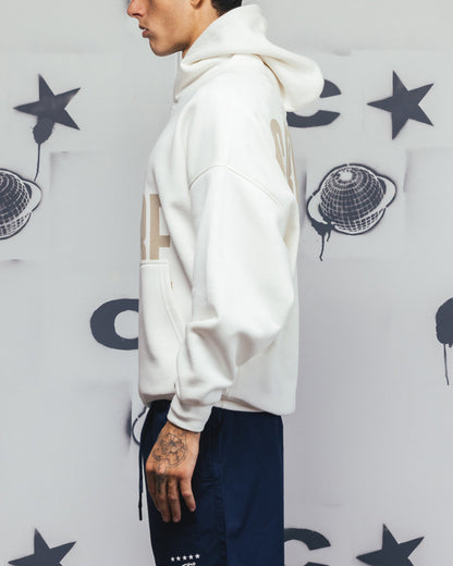 Carre Premium Essentials Hoodie Cream
