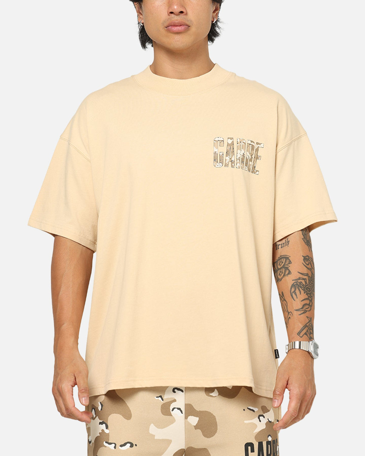 Carre Premium Essentials T-Shirt Stone