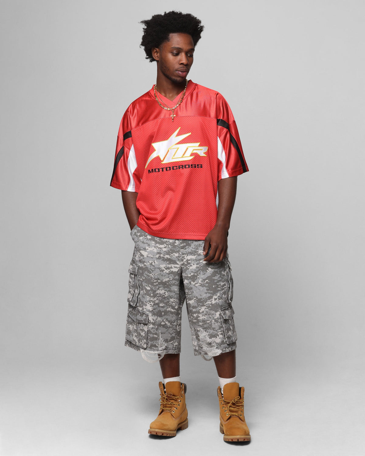 Loiter End Zone Jersey Red