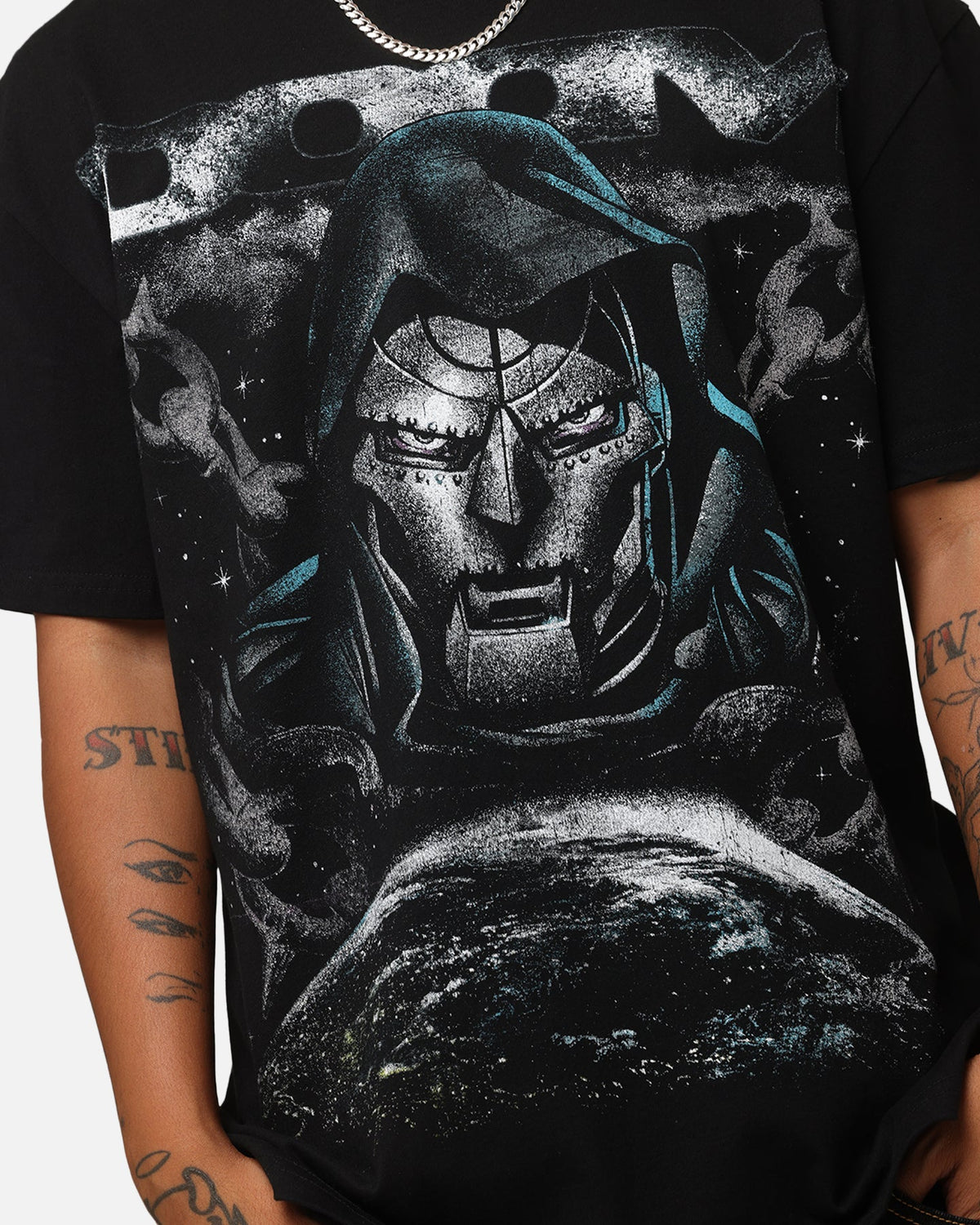 Goat Crew Marvel Doctor Doom No Rivals Heavy T-Shirt Black