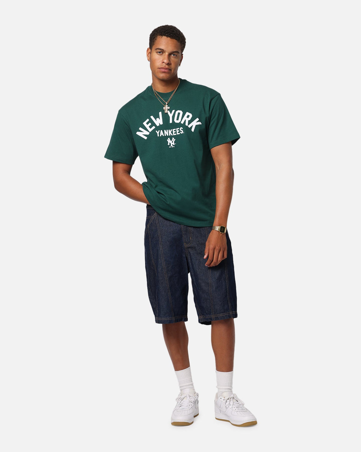 Majestic Athletic New York Yankees Arch Vintage T-Shirt Emerald