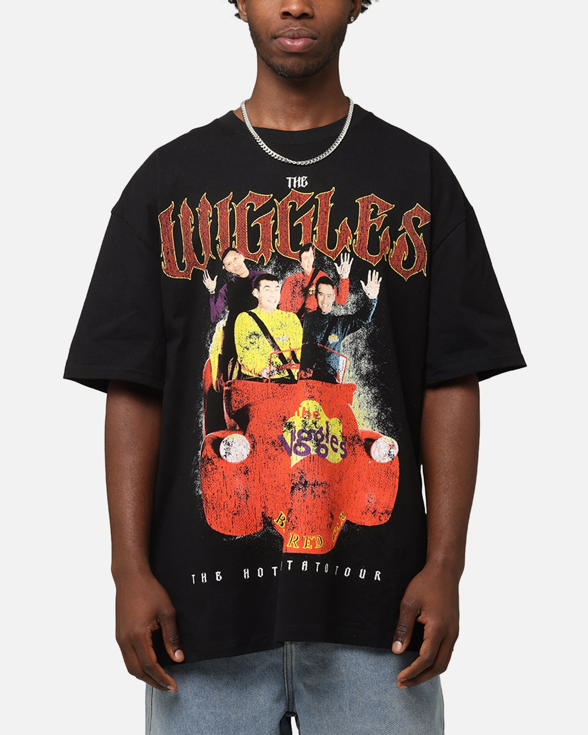 Goat Crew X The Wiggles Hot Potato Tour Heavy T-Shirt Black