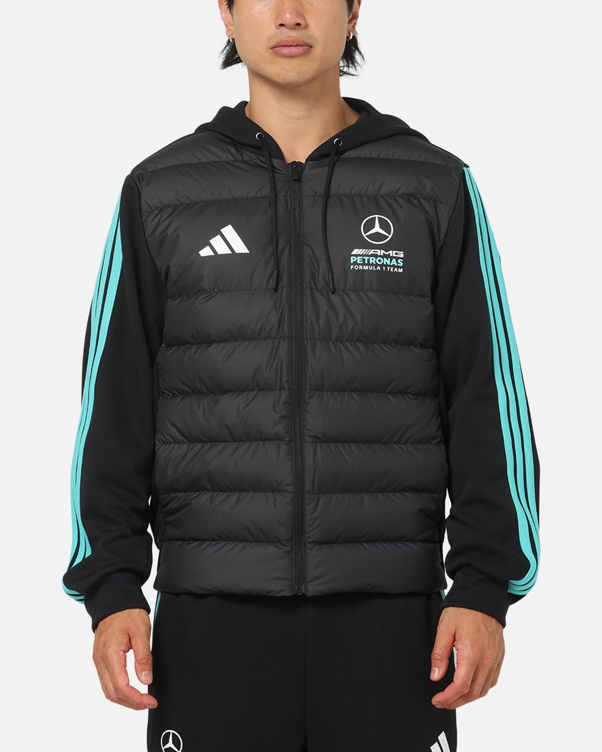 Adidas Mercedes-AMG Petronas Formula 1 Team DNA Puffer Jacket Black