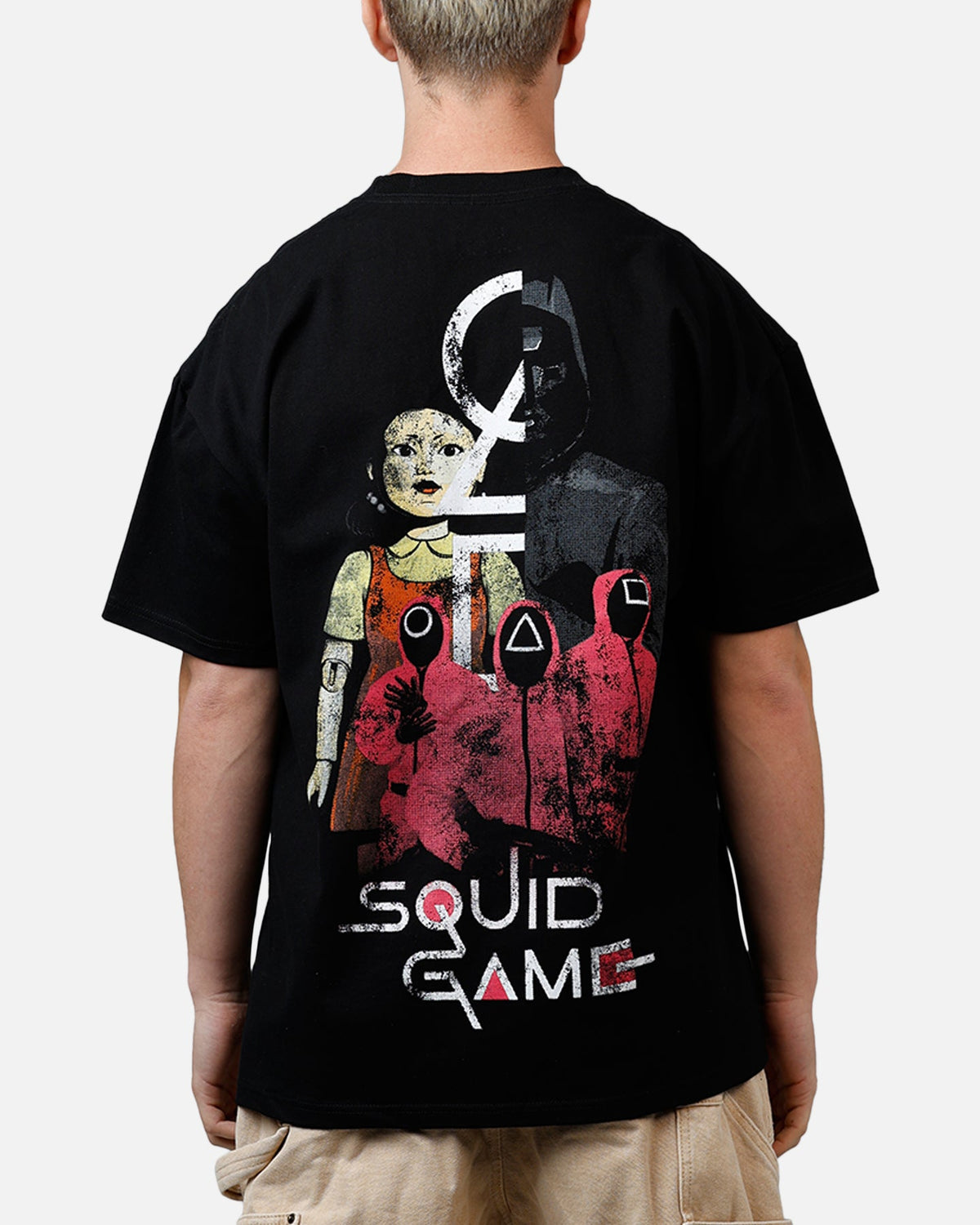 Goat Crew X Squid Game Front Man T-Shirt Black