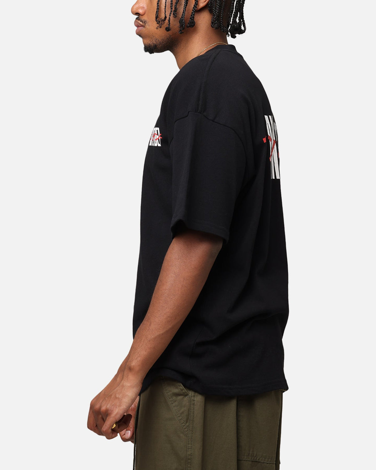 The Anti Order Junya Drop Shoulder T-Shirt Black