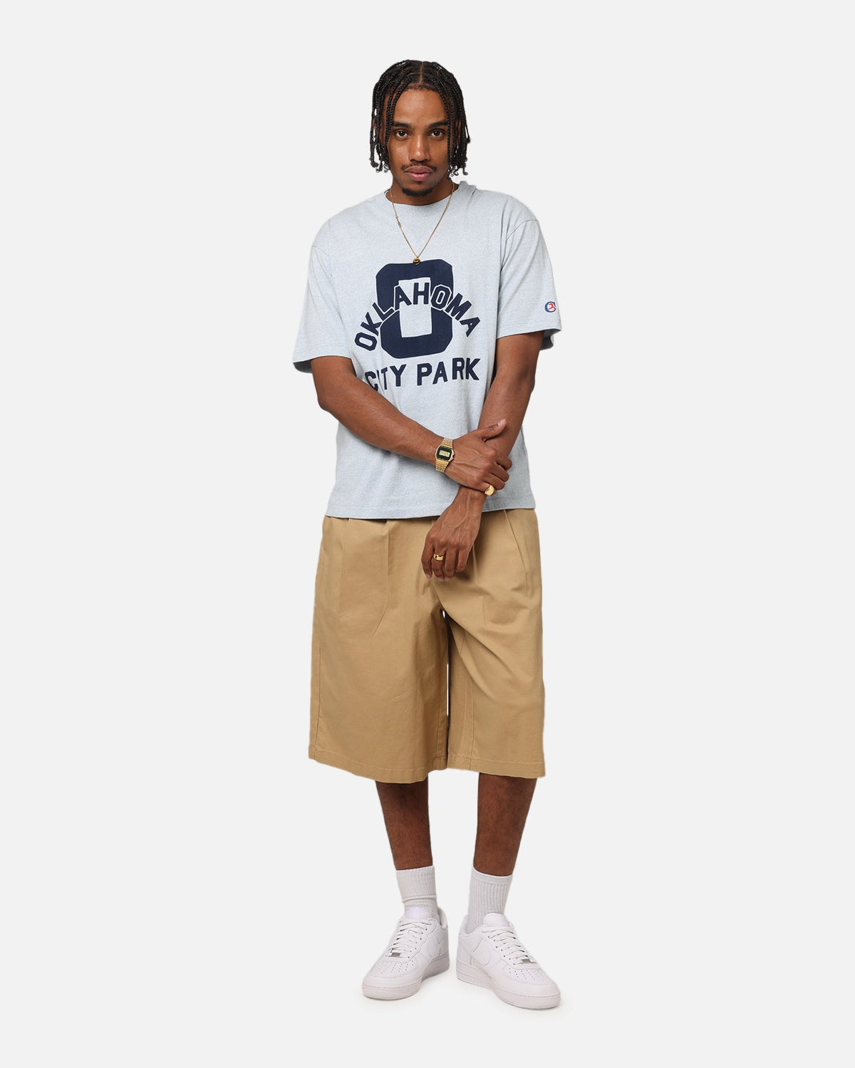 Champion Vintage Mix P.E Class T-Shirt Oxford Grey Heather