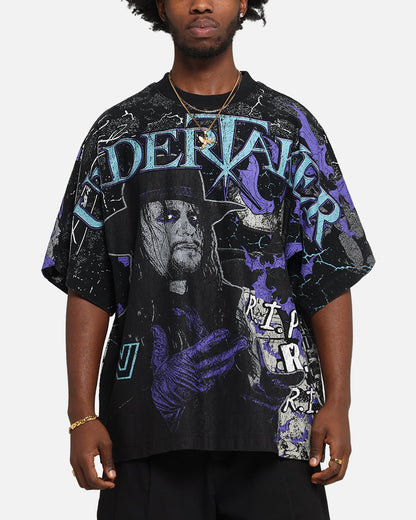 Culture Kings X WWE Undertaker All Over Print T-Shirt Black