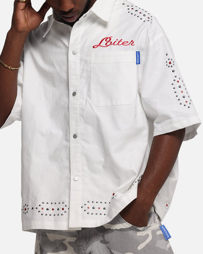 Loiter Western Button Up Shirt Cream
