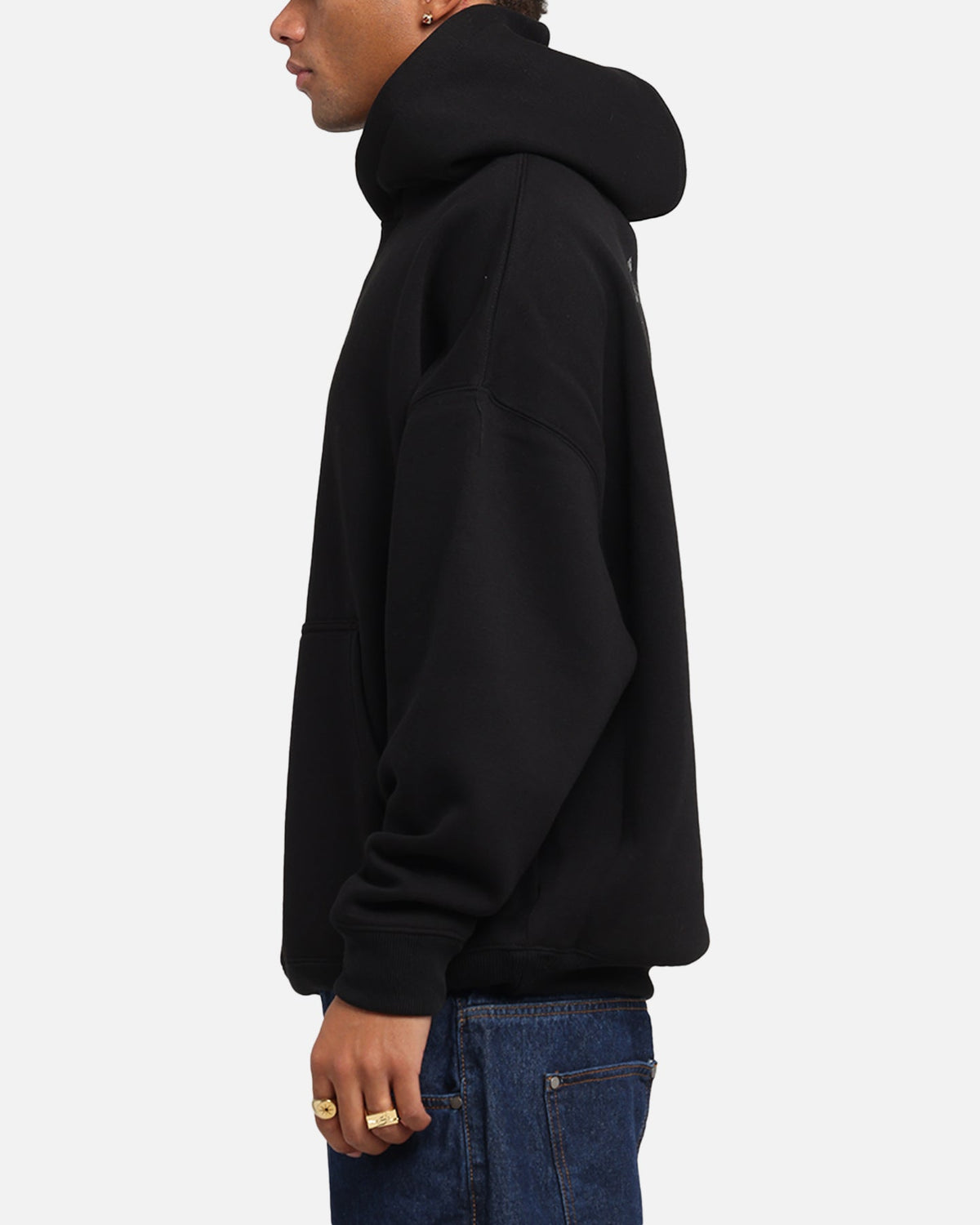 Saint Morta Weiry Hearts Boxy Hoodie Black