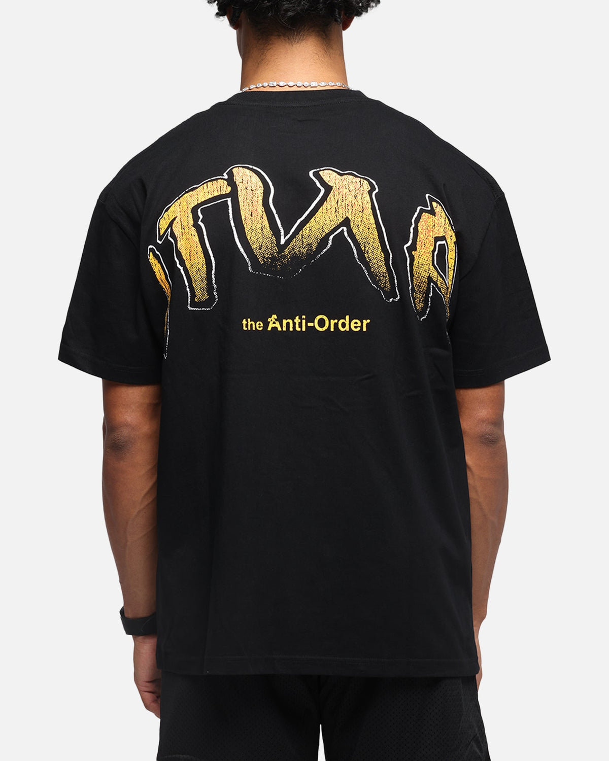 The Anti Order Anti Collegate Boxy T-Shirt Black