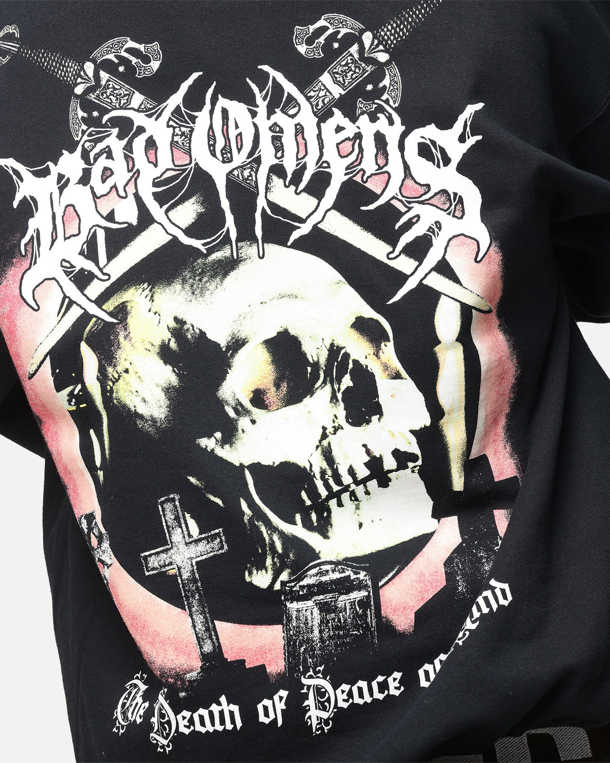 Bad Omens Skull Grave Hoodie Black