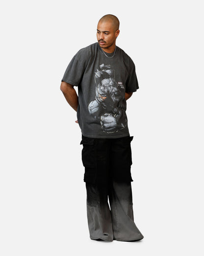 Goat Crew Marvel Villians Rhino Heavy T-Shirt Black Wash